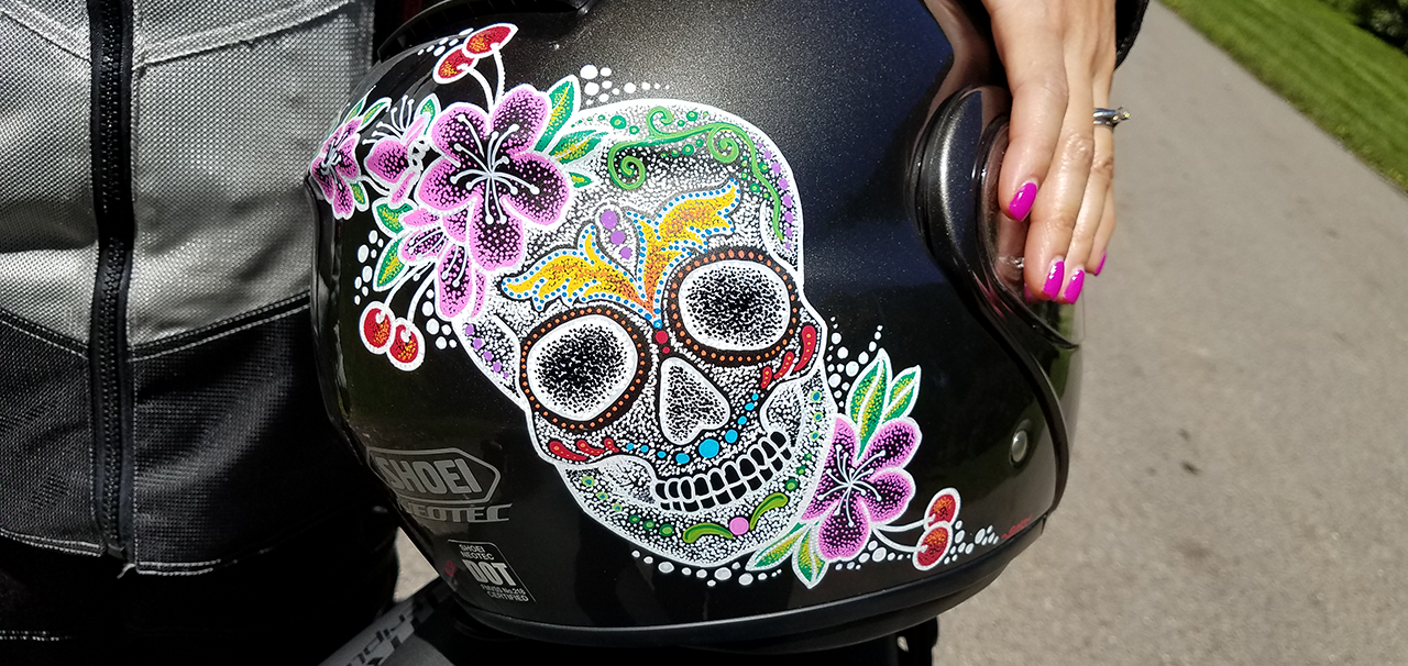 How to Paint a Motorcycle Helmet